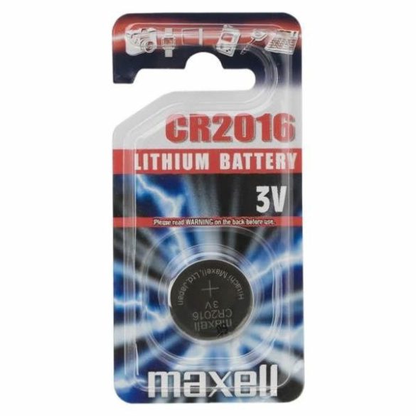Maxell CR2016 3 V lítium elem