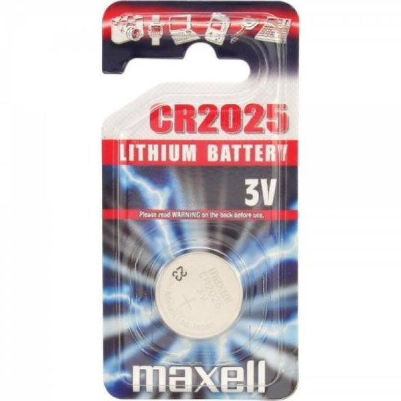 Maxell CR2025 3 V lítium elem