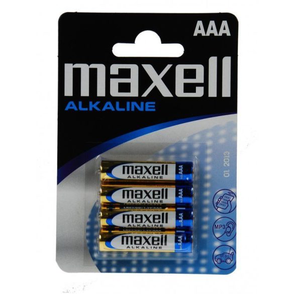 Maxell LR03 4db alkáli mikro ceruza elem
