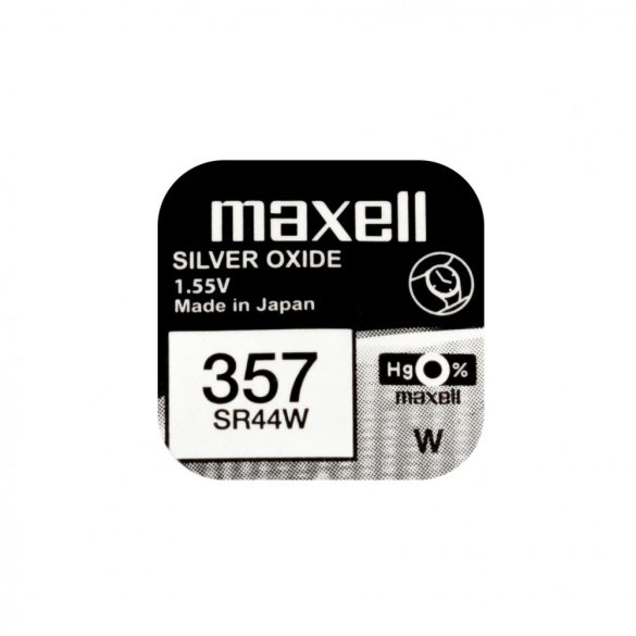 Maxell SR44W 1,55 V ezüst-oxid gombelem