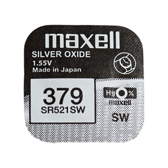 Maxell SR521SW 1,55 V ezüst-oxid gombelem