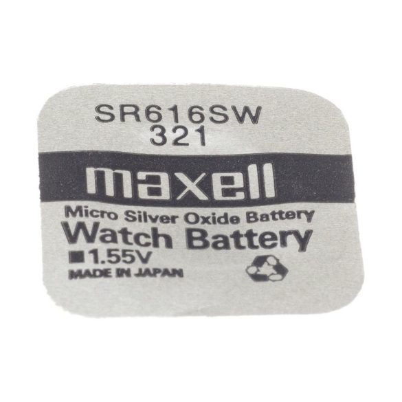 Maxell SR616SW 1,55 V ezüst-oxid gombelem