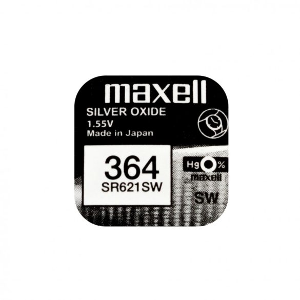Maxell SR621SW 1,55 V ezüst-oxid gombelem