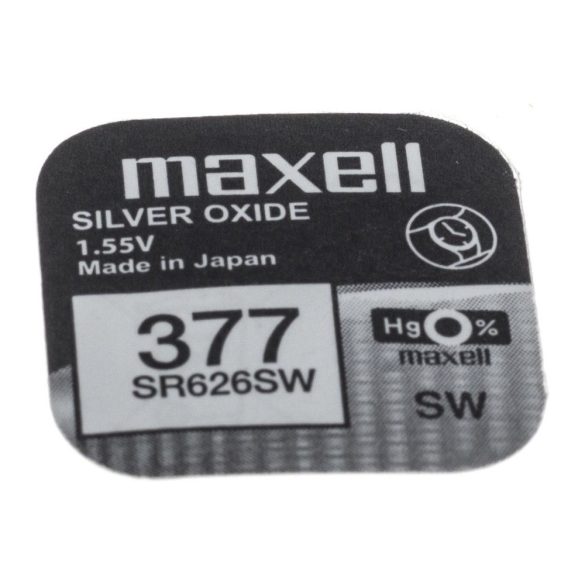 Maxell SR626SW 1,55 V ezüst-oxid gombelem