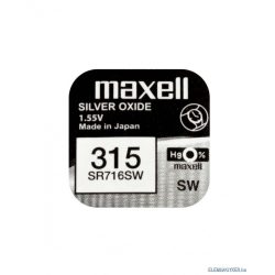 Maxell SR716SW 1,55 V ezüst-oxid gombelem