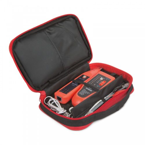 Maxwell LED-es RJ45 kábel teszter, érpárkereső hangjelzéssel (25341)