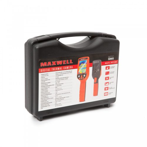 Maxwell Digitális hőkamera - Érintőkijelzővel, akkumulátorral és microSD kártya foglalattal (25990)
