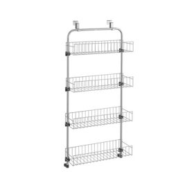   Metaltex MX350910 ajtó tetejére akasztható tároló 4 kosaras