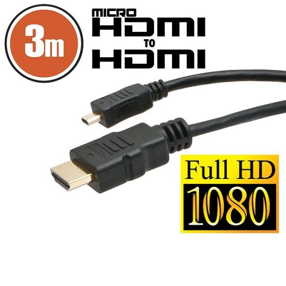 Micro HDMI kábel 3m (20425)