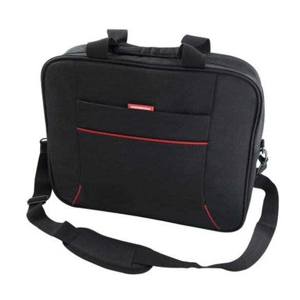 ModeCom York T1 notebook táska - fekete, piros