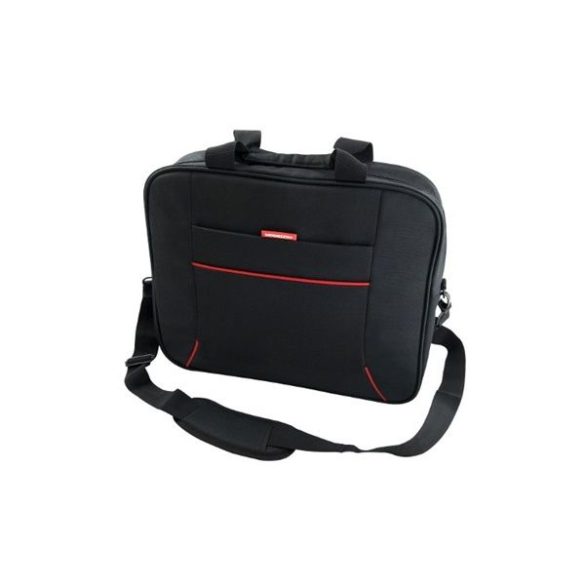 ModeCom York T1 notebook táska 17" - fekete, piros