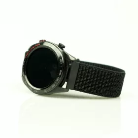   Mybandz 20SKU1586 tépőzáras rugalmas szövet óraszíj / fekete / 20mm