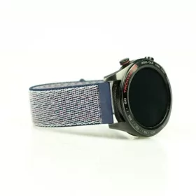   Mybandz 20SKU1628 tépőzáras rugalmas szövet óraszíj / éjkék / 20mm