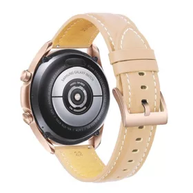   Mybandz 20SKU4555 elegáns púder bőróraszíj rosegold csattal / 20mm