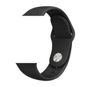   Mybandz 20SKU6111 szilikon óraszíj gömb csattal /fekete/ / 20mm