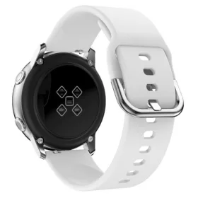   Mybandz 20SKU6139 szilikon óraszíj fém csattal /fehér/ / 20mm