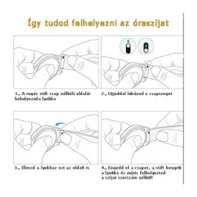   Mybandz 22SKU1569 olasz prémium bőróraszíj / barna / 22mm