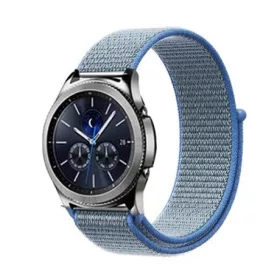   Mybandz 22SKU1615 tépőzáras rugalmas szövet óraszíj / kék / 22mm