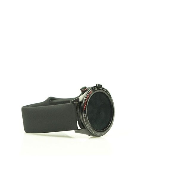 Mybandz 22SKU6111 szilikon óraszíj gömb csattal /fekete/ / 22mm
