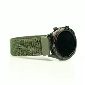   Mybandz 22SKU7635 tépőzáras rugalmas szövet óraszíj / khaki / 22mm