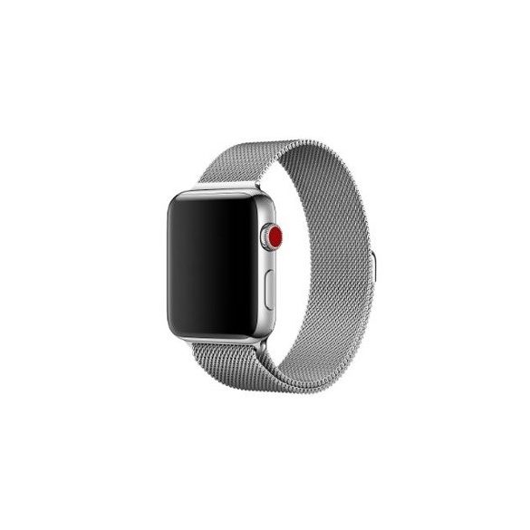 Mybandz APW381561 apple watch utángyártott milánói fém óraszíj /ezüst/ 38/40 mm