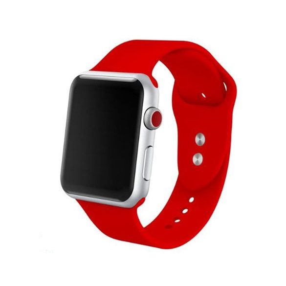 Mybandz APW381643 apple watch utángyártott szilikon óraszíj /piros/ 38/40 mm