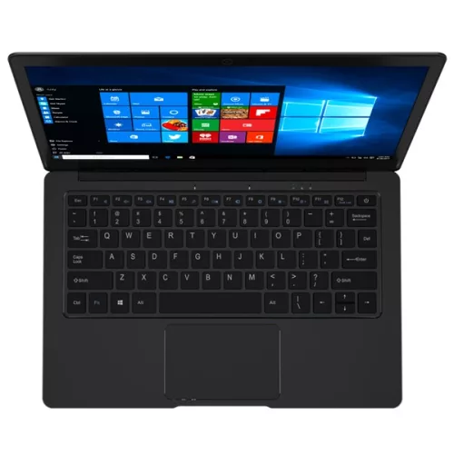 NJOY Aerial Black FullHD Win10 notebook - fekete