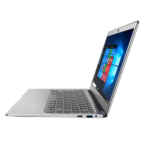 NJOY Aerial Silver FullHD Win10 notebook - ezüst