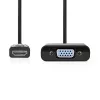 Nedis CCGP34900BK02 hdmi vga átalakító kábel
