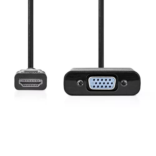 Nedis CCGP34900BK02 hdmi vga átalakító kábel