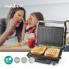 Nedis KAGR121FSR kontakt grillsütő