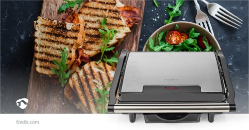 Nedis KAGR121FSR kontakt grillsütő