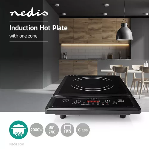 Nedis KAIP113CBK1 főzőlap indukciós