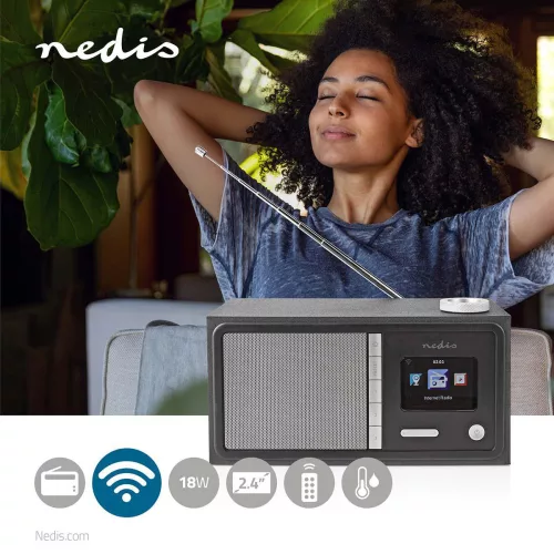 Nedis RDIN3000BK internetes rádió