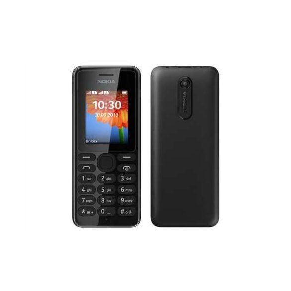 Nokia 108 Dual SIM mobiltelefon (fekete)