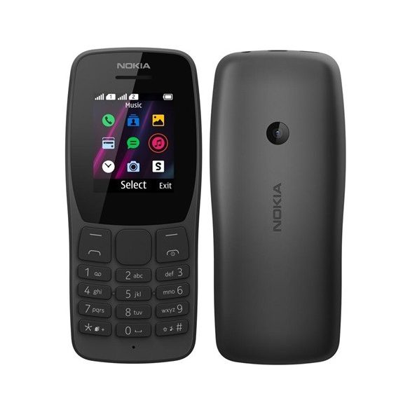 Nokia 110 DS, BLACK mobiltelefon