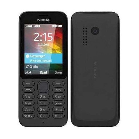 Nokia 215 Dual SIM mobiltelefon (fekete)