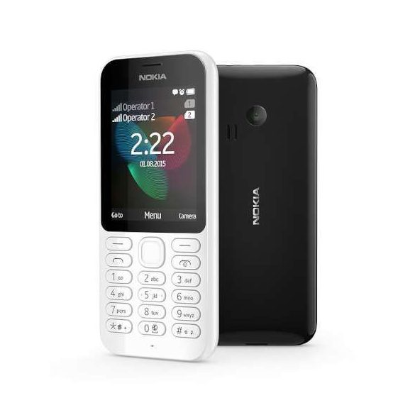 Nokia 222 Dual SIM mobiltelefon (fehér)
