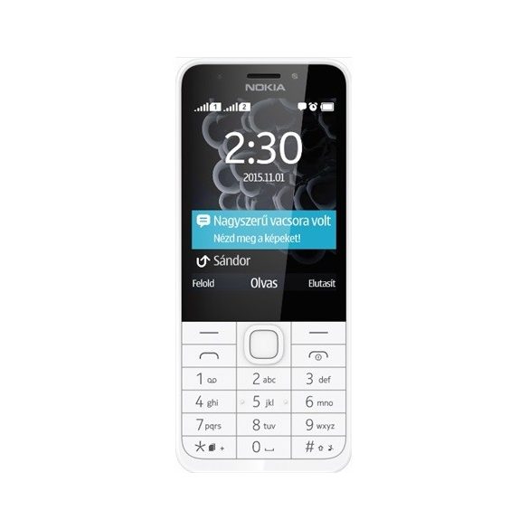 Nokia 230 DualSIM mobiltelefon - ezüst
