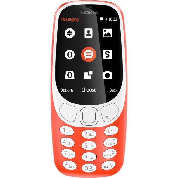 Nokia 3310 Dual (2017) mobiltelefon - piros