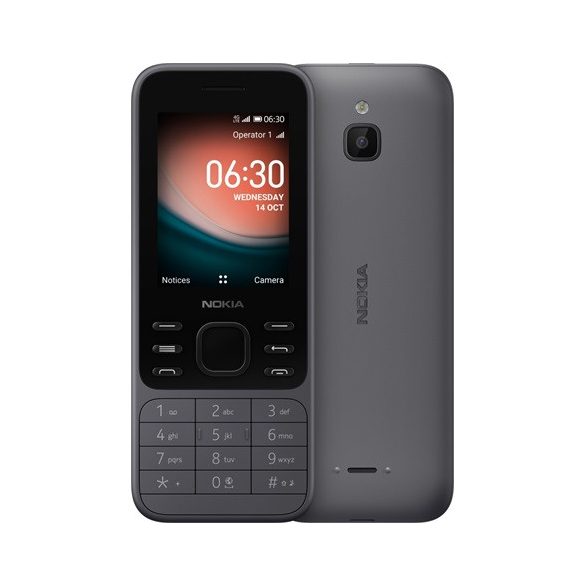 Nokia 6300 4G DS, CHARCOAL mobiltelefon