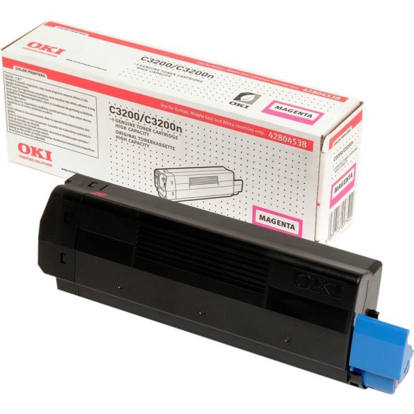 Oki (C3200) 3K magenta eredeti toner (42804538)