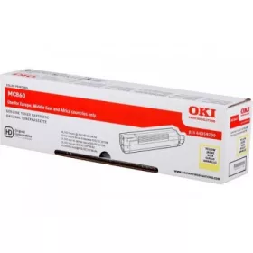 Oki (MC860) 10K sárga eredeti toner (44059209)