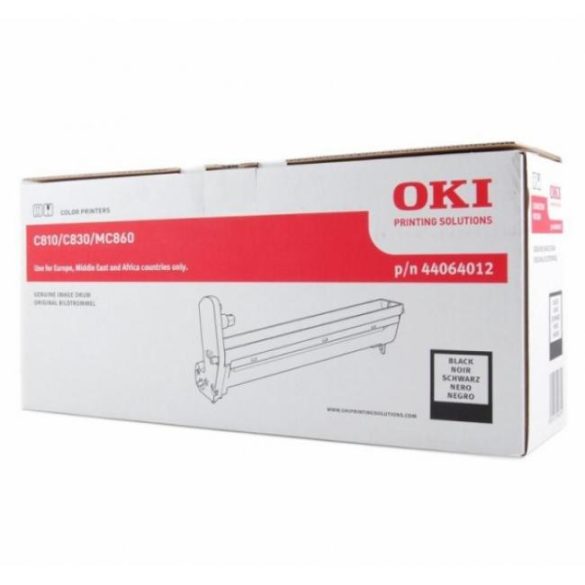 Oki (C810/821/MC860) 20k fekete eredeti dobegység (44064012)