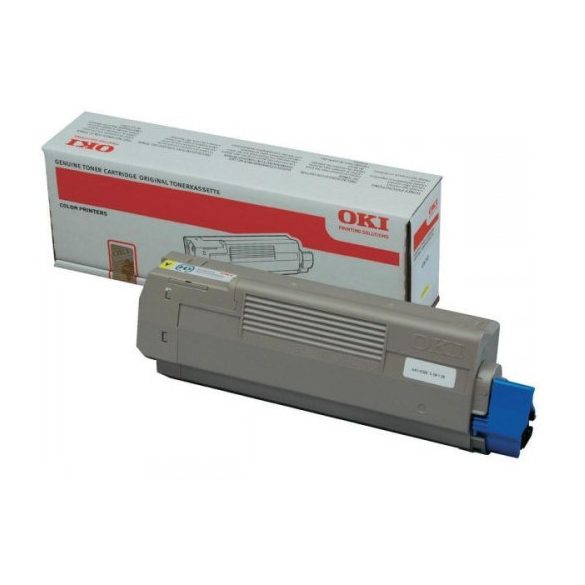 Oki (C610) 6k sárga eredeti toner (44315305)