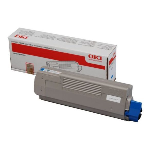 Oki (C610) 6k kék eredeti toner (44315307)