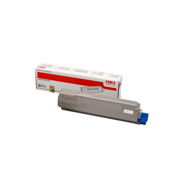 Oki (C801,C821) 7,3K sárga eredeti toner (44643001)