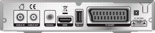Opticum AX C100S HD digitális DVB-C kábel TV vevő beltéri egység