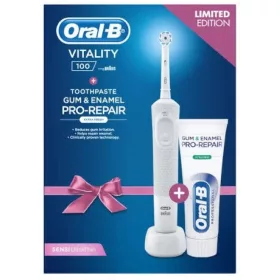 Oral-B D100.413 SENSITIVE +TOOTHPASTE elektromos fogkefe