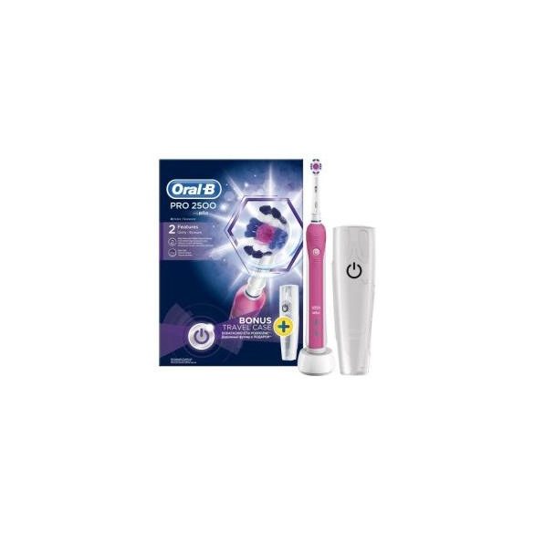 Oral-B PRO2500 3D PINK elektromos fogkefe
